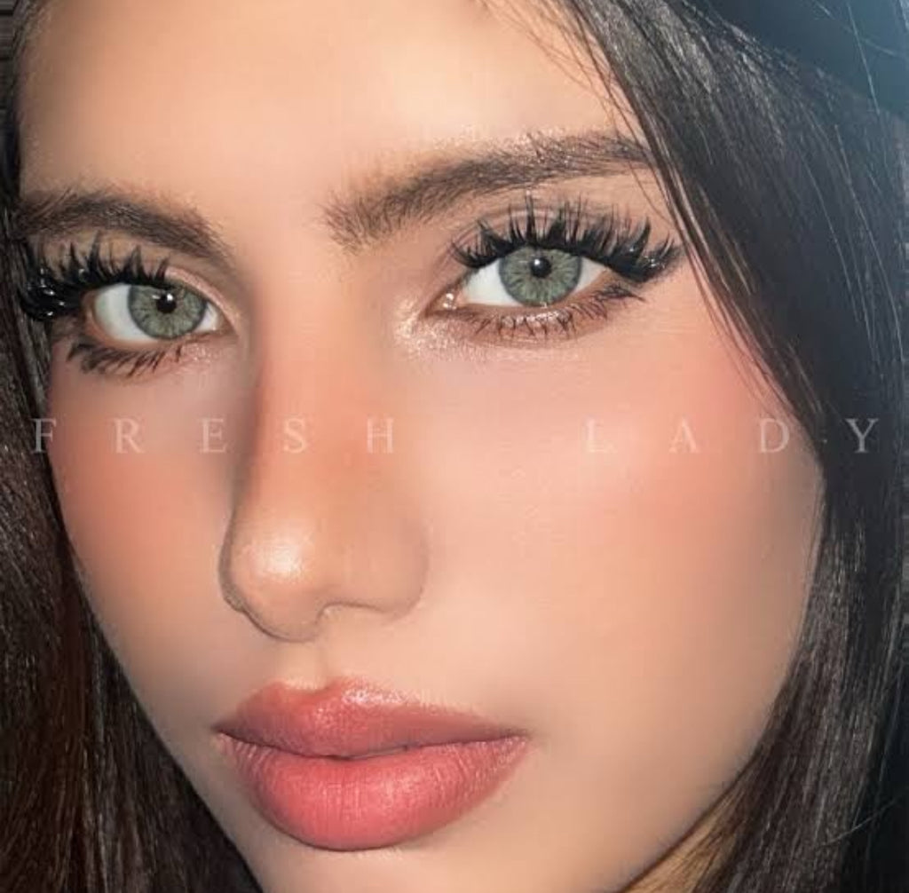 FRESHLADY BREEZE GRAY (GREY) COSMETIC COLORED CONTACT LENSES (Mi23