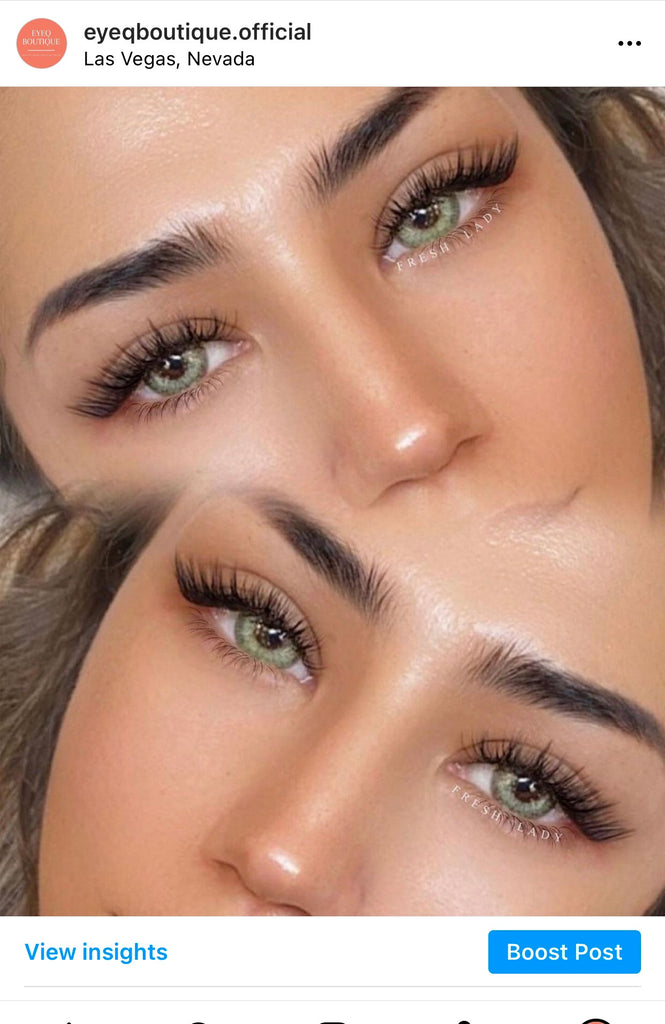 FRESHLADY WILDCAT GREEN COLORED CONTACT LENSES COSMETIC FREE SHIPPING - EyeQ Boutique