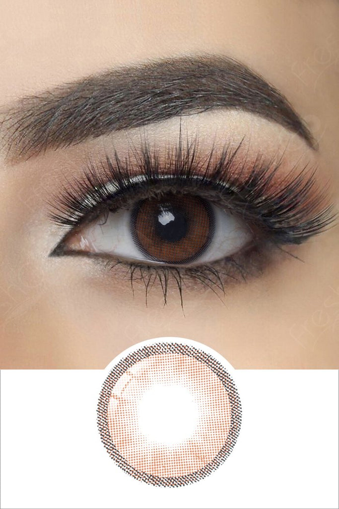 FRESHGO HIDROCHARME BROWN (OCRE) COSMETIC COLORED CONTACT LENSES FREE SHIPPING - EyeQ Boutique