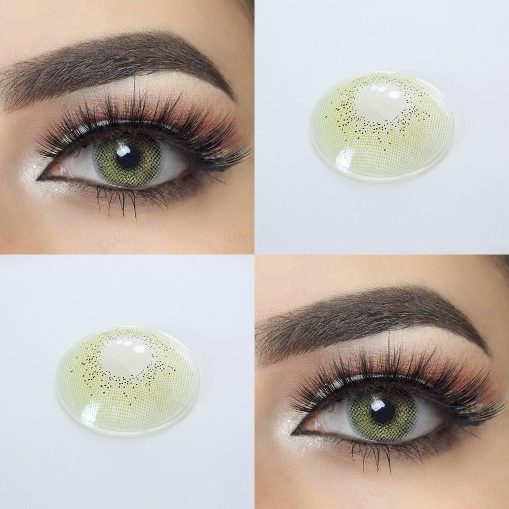 FRESHGO OCEAN SERIES GREEN COSMETIC COLORED CONTACT LENSES FREE SHIPPING - EyeQ Boutique