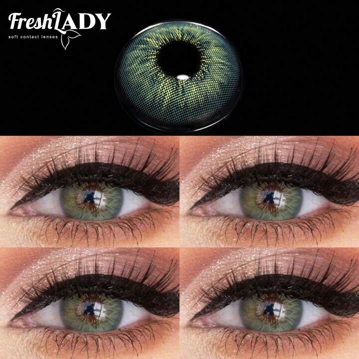 FRESHLADY SUN-KISSED CASSIE COSMETIC COLORED CONTACT LENSES FA17-2 - EyeQ Boutique