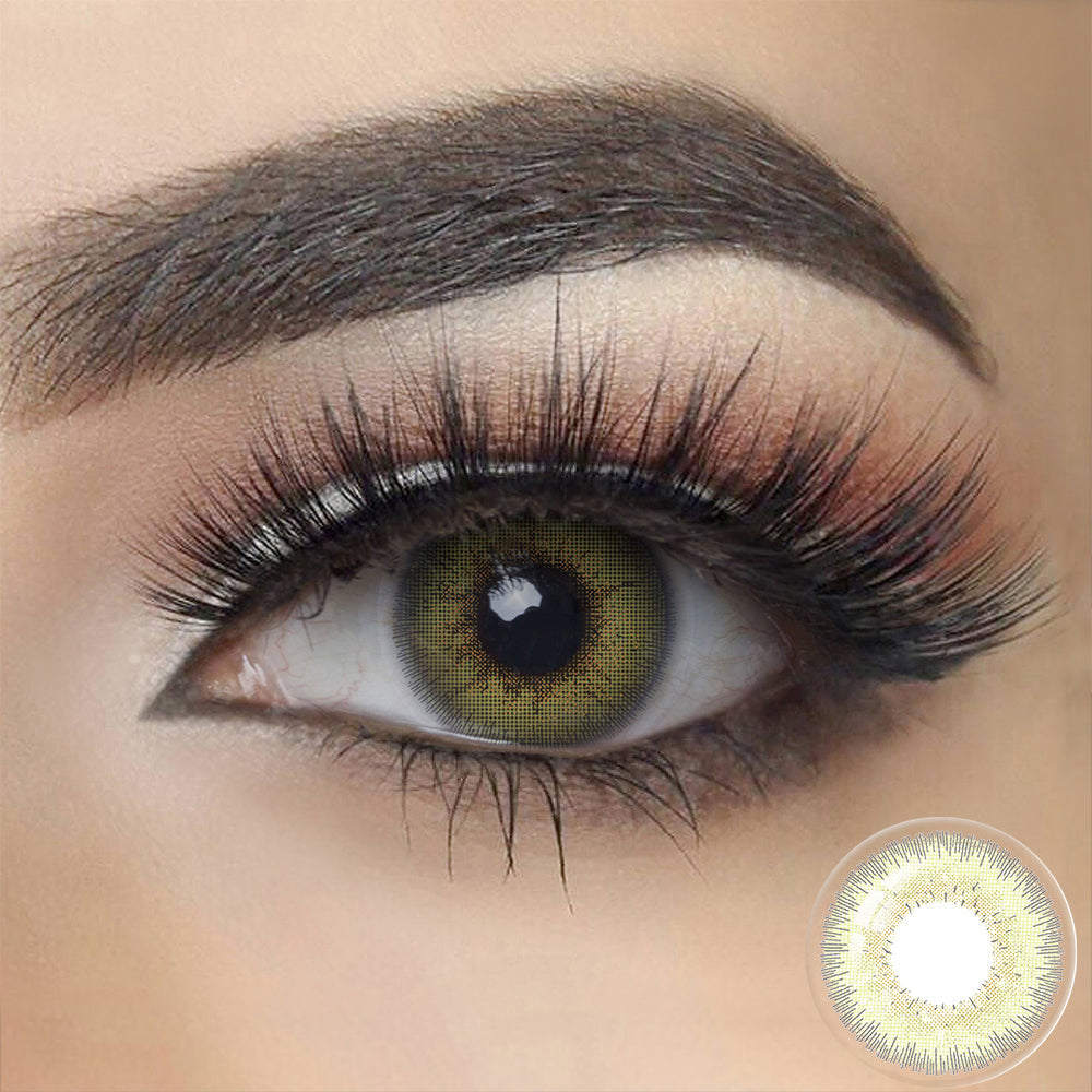 FRESHGO SILKY GREEN COSMETIC COLORED CONTACT LENSES - EyeQ Boutique