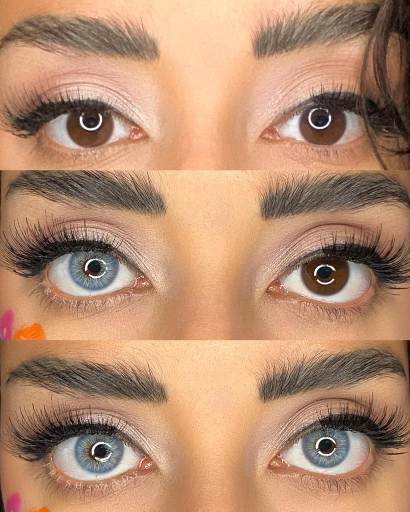 FRESHLADY SUN-KISSED TIFFANY COSMETIC COLORED CONTACT LENSES FA17-3 - EyeQ Boutique