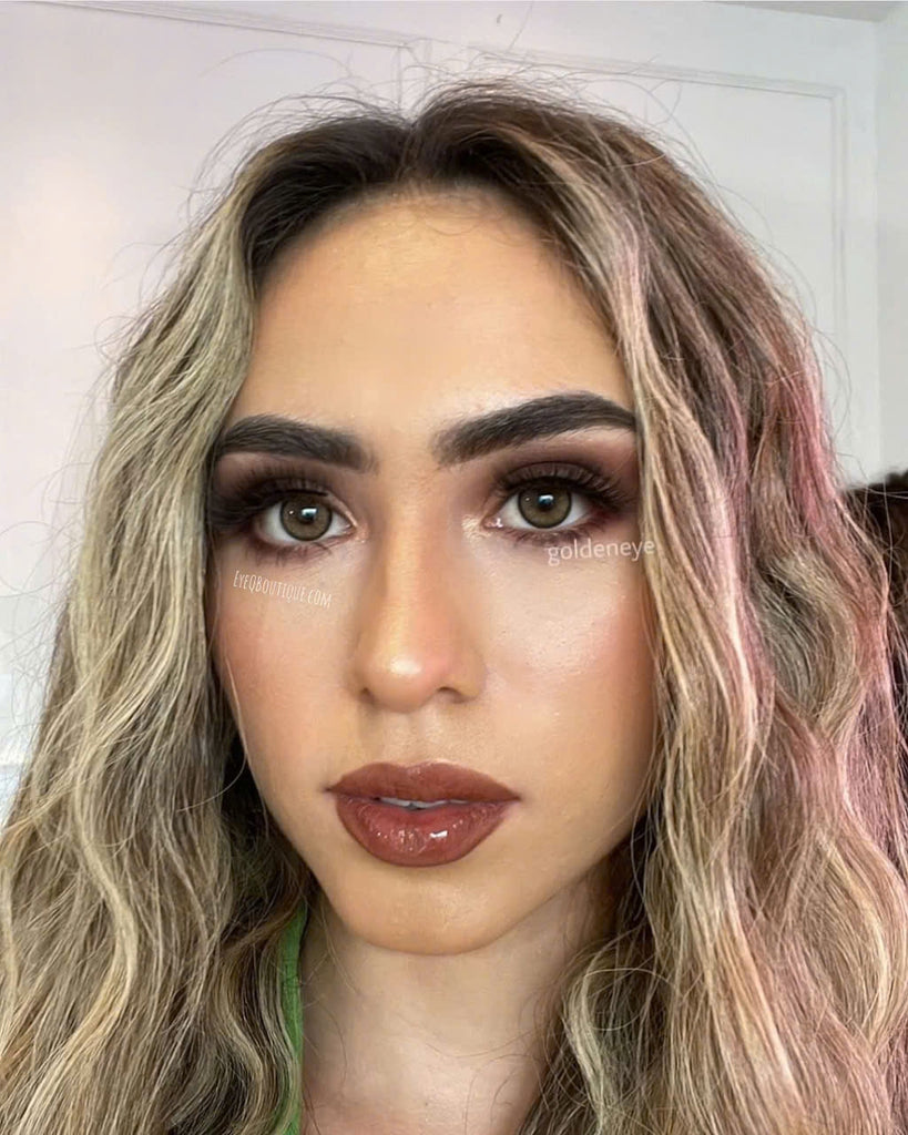FRESHLADY DAWN BROWN COSMETIC COLORED CONTACT LENSES FA08-1 - EyeQ Boutique