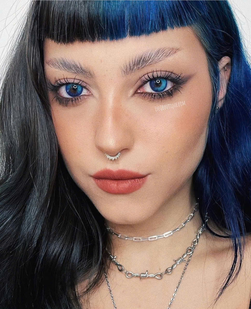 FRESHLADY CARDCAPTOR BLUE COSMETIC COLORED CONTACT LENSES - EyeQ Boutique