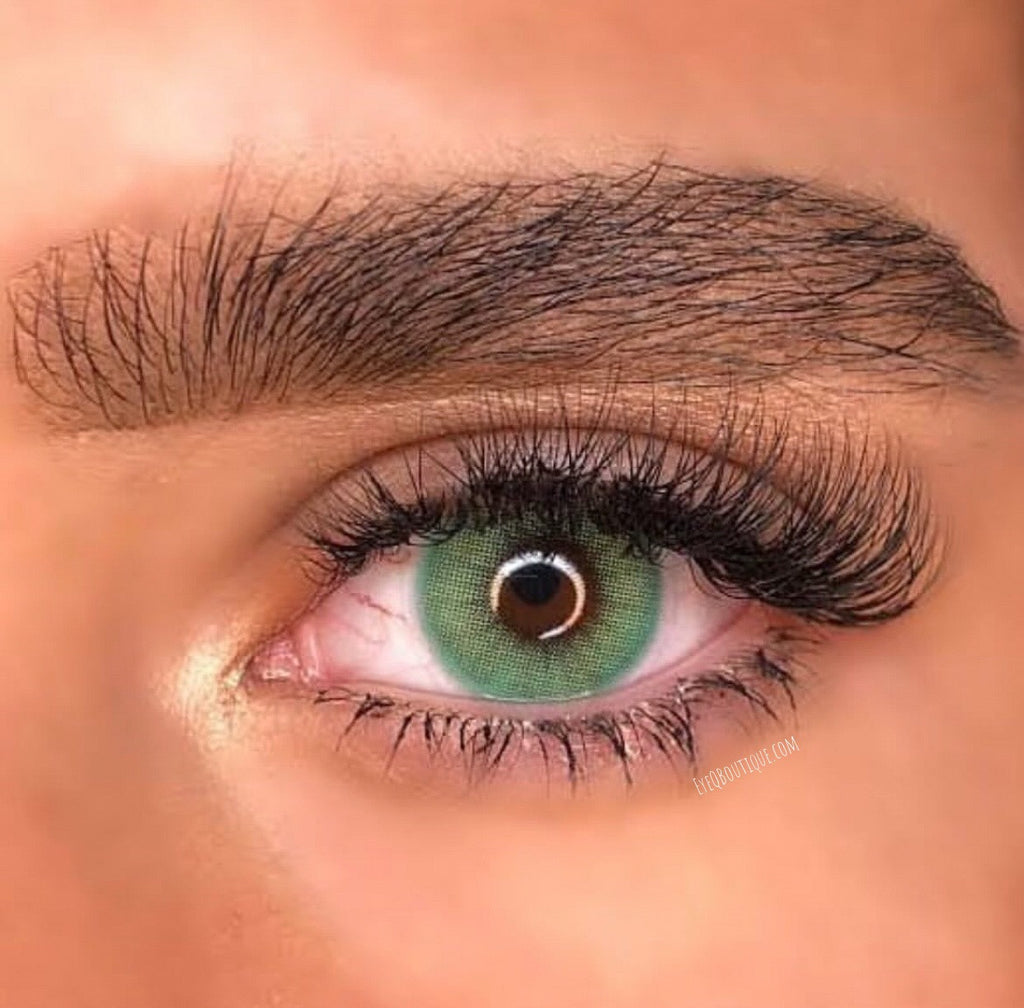 FRESHGO HIDROCOR EMERALD (GREEN) COSMETIC COLORED CONTACT LENSES - EyeQ Boutique