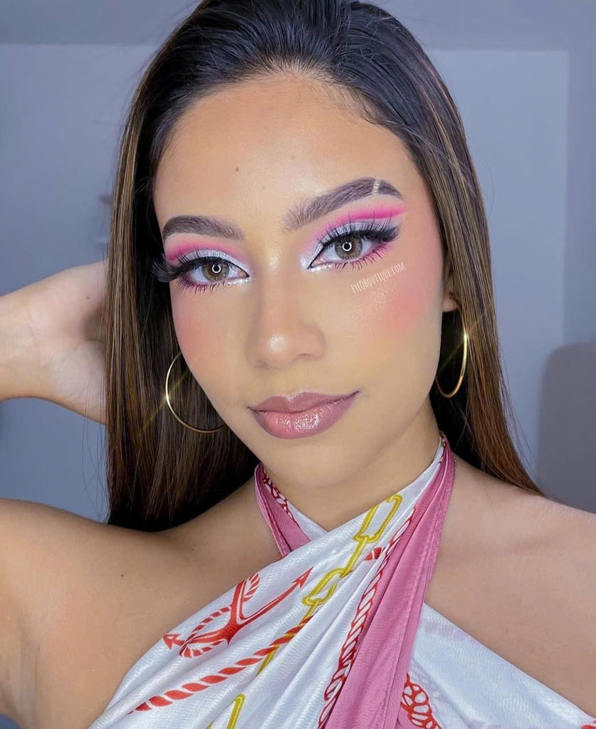FRESHLADY DNA TAYLOR BROWN HAZEL COSMETIC COLORED CONTACT LENSES - EyeQ Boutique