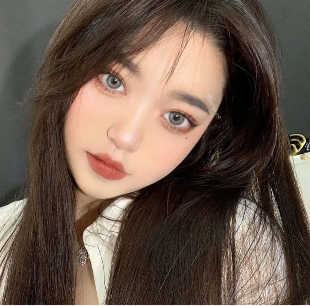 FRESHLADY DNA TAYLOR GREEN GRAY (GREY) COSMETIC COLORED CONTACT LENSES - EyeQ Boutique