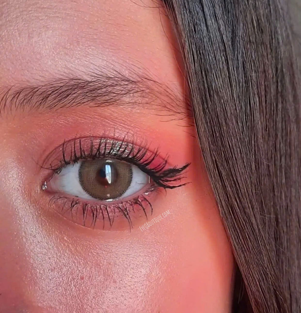 FRESHLADY MIA BROWN COSMETIC COLORED CONTACT LENSES - EyeQ Boutique