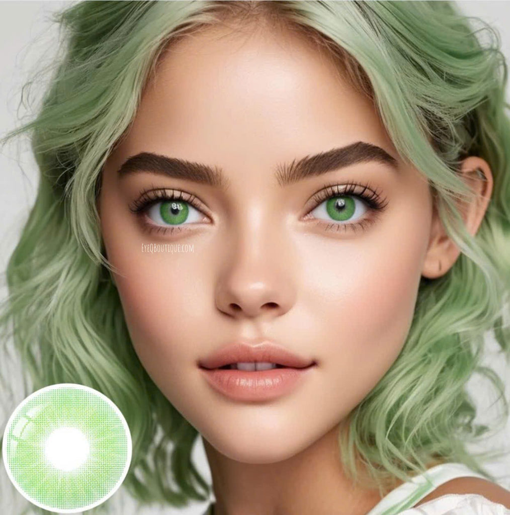 FRESHGO HIDROCOR EMERALD (GREEN) COSMETIC COLORED CONTACT LENSES