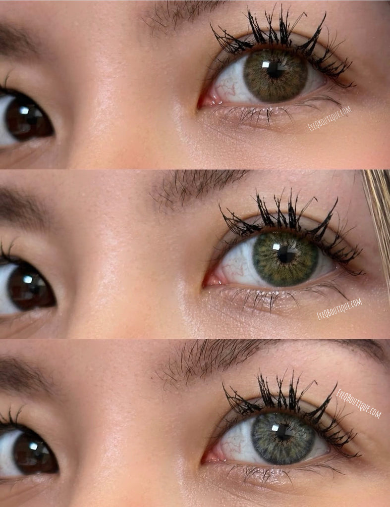FRESHLADY BREEZE GREEN COSMETIC COLORED CONTACT LENSES (Mi23-2