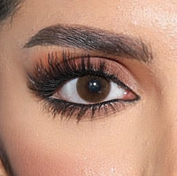 FRESHTONE 2 TONE COFFEE ALMOND COSMETIC COLORED CONTACT LENSES