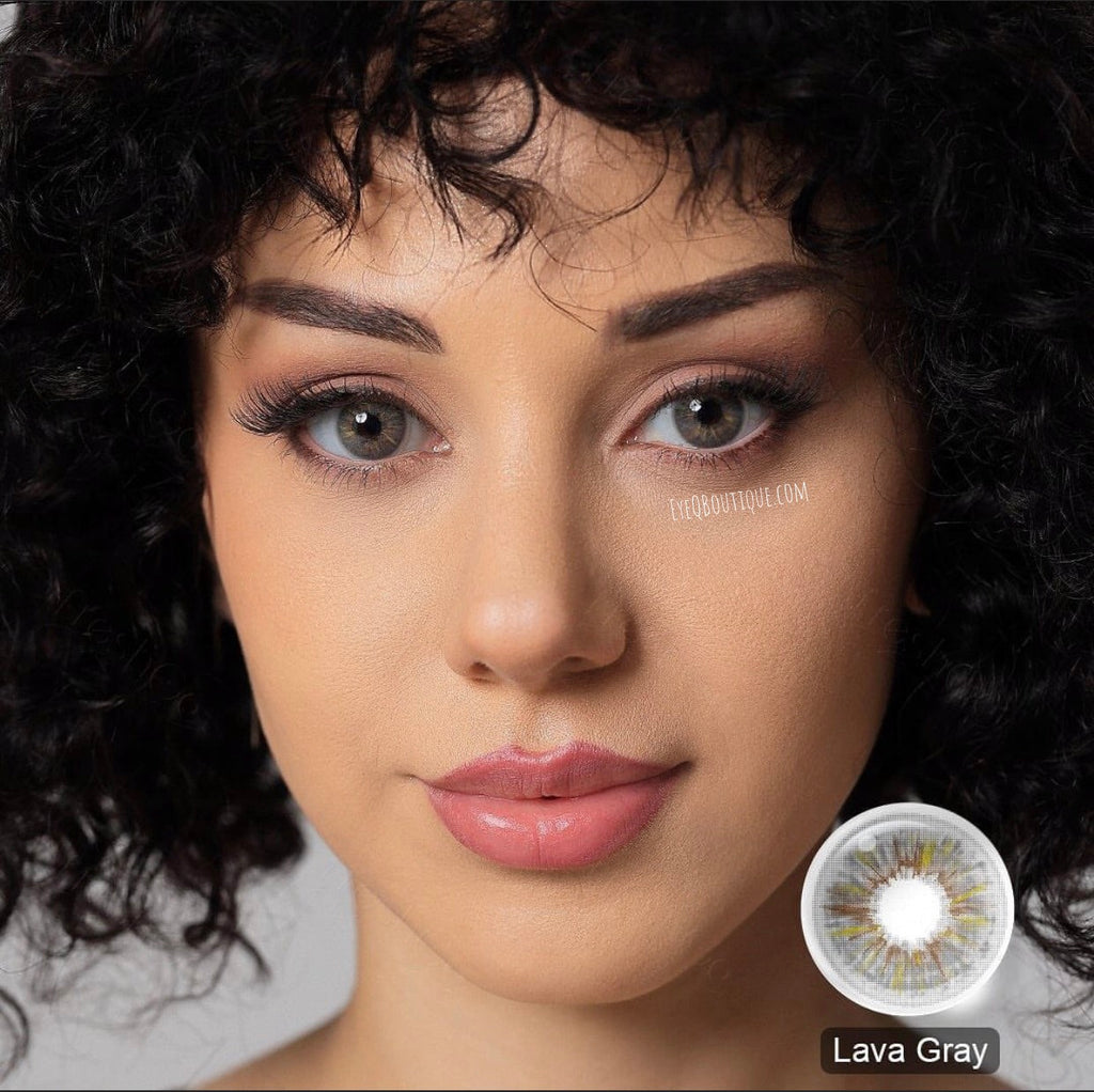 FRESHGO LAVA GRAY (GREY) COSMETIC COLORED CONTACT LENSES - EyeQ Boutique