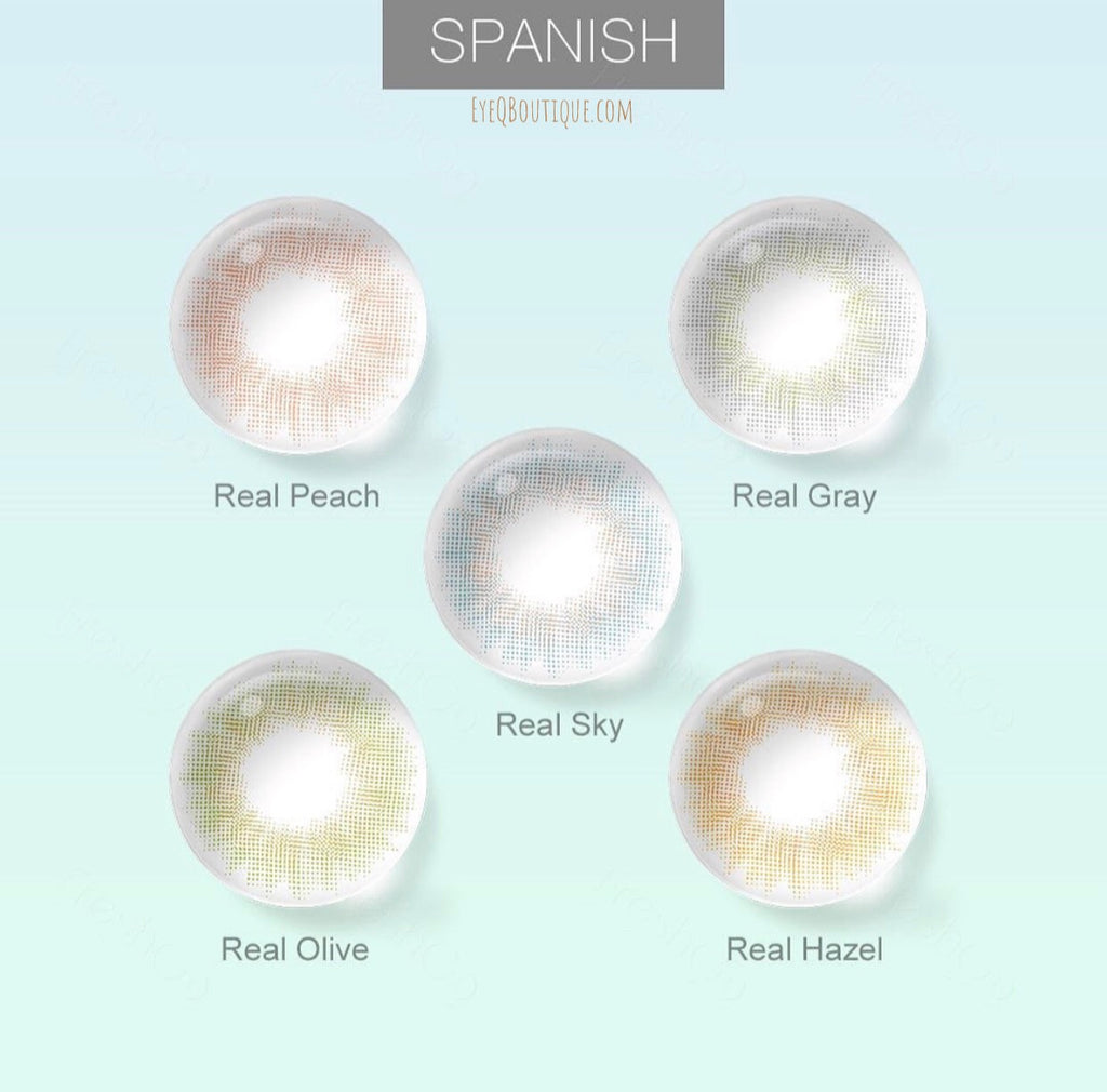 FRESHGO SPANISH SERIES REAL PEACH COSMETIC COLORED CONTACT LENSES - EyeQ Boutique