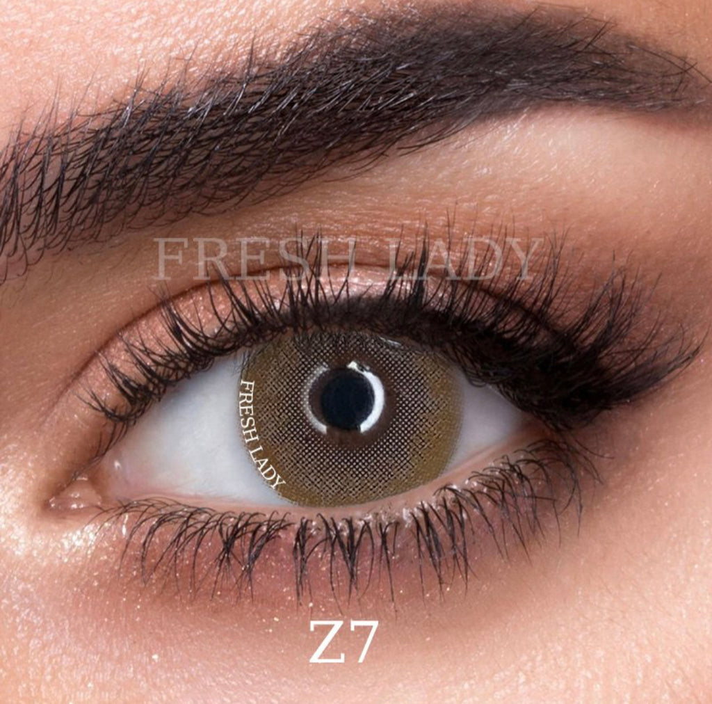 FRESHLADY BURNED CINNAMON COSMETIC COLORED CONTACT LENSES - EyeQ Boutique