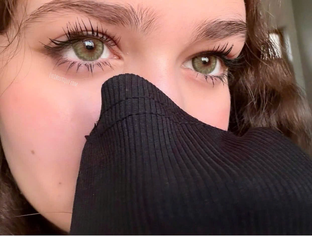 FRESHLADY CLEOPATRA GREEN COSMETIC COLORED CONTACT LENSES (Mi22-2)