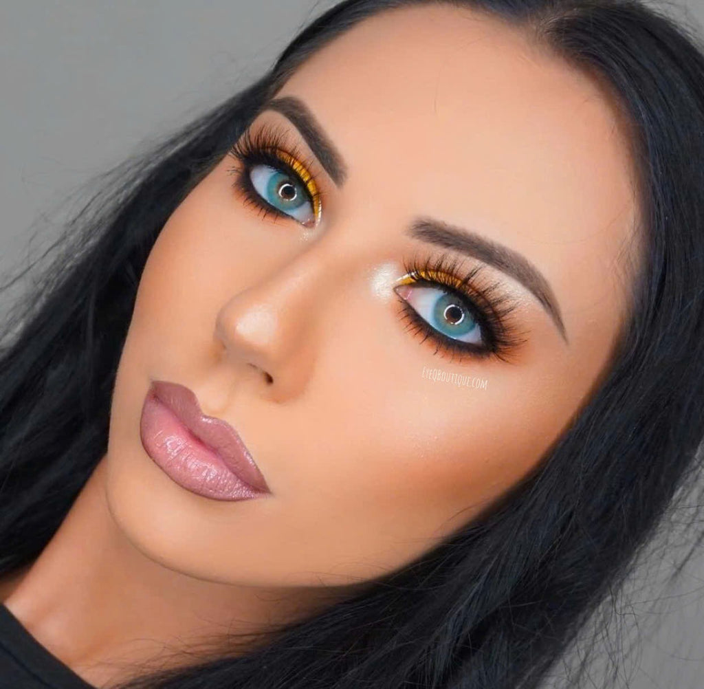 FRESHLADY QUEEN BLUE COSMETIC COLORED CONTACT LENSES