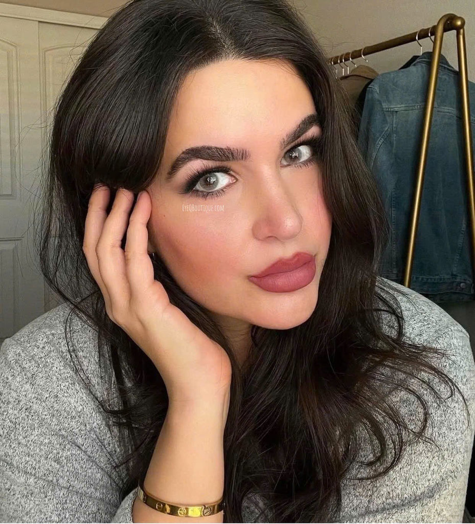 FRESHTONE SUPER NATURALS SKY GRAY (GREY) COSMETIC COLORED CONTACT LENSES (HIDROCOR)