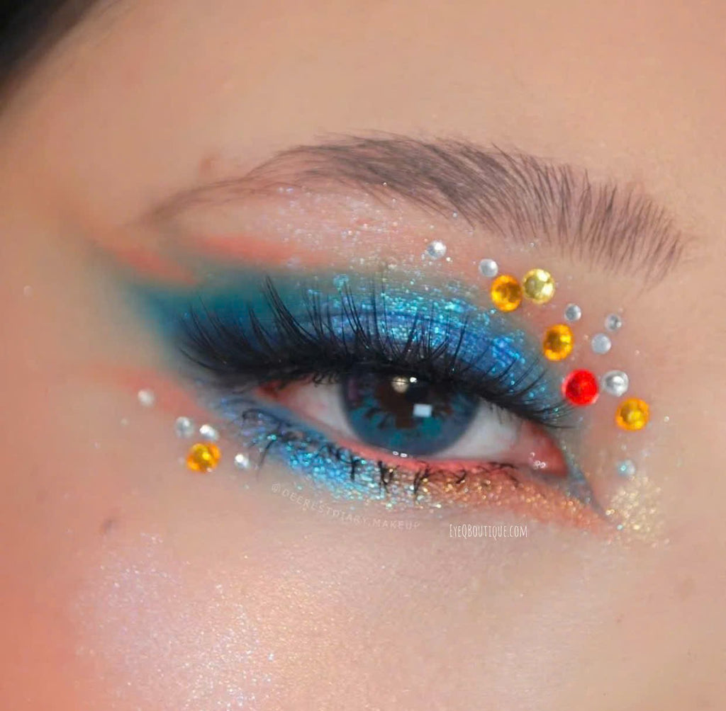 FRESHLADY RIO BLUE COSMETIC COLORED CONTACT LENSES