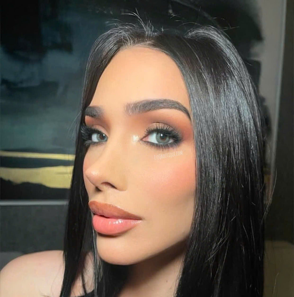 FRESHLADY DNA TAYLOR GREEN GRAY (GREY) COSMETIC COLORED CONTACT LENSES