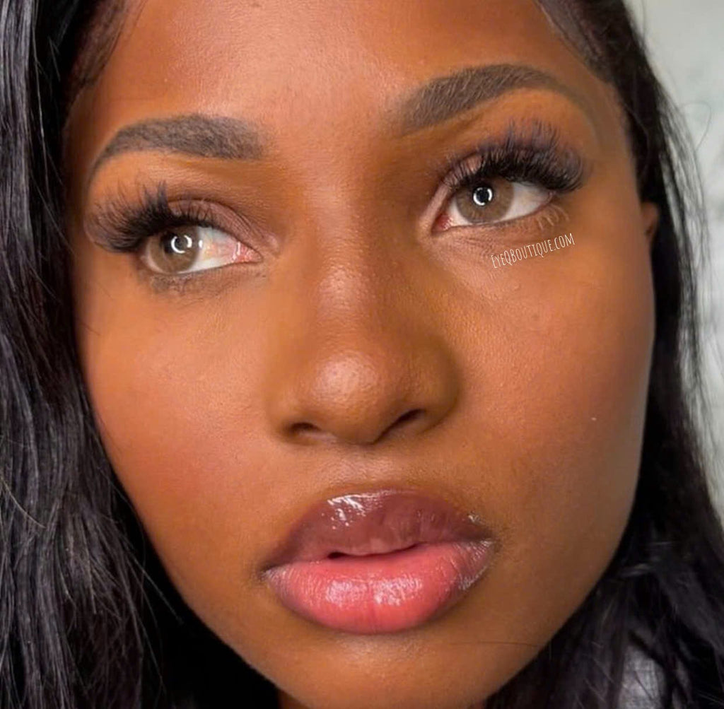 FRESHGO HIDROCOR OCHRE (BROWN) COSMETIC COLORED CONTACT LENSES