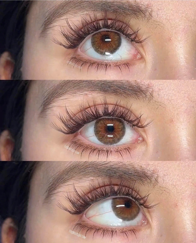 ミラーカール FRESHLADY CLEOPATRA HAZEL COSMETIC COLORED CONTACT LENSES (Mi22-A
