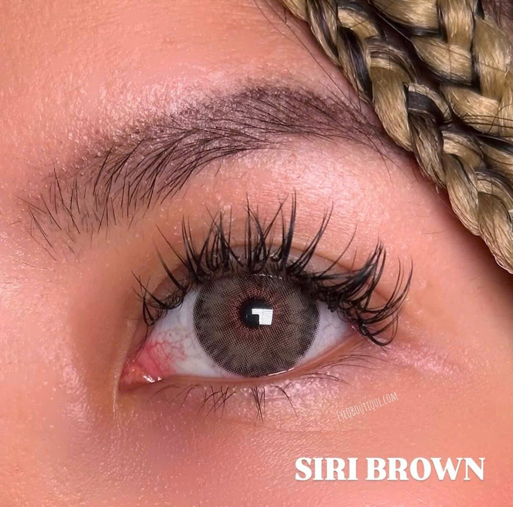 FRESHLADY SIRI BROWN COSMETIC COLORED CONTACT LENSES Mi20-1