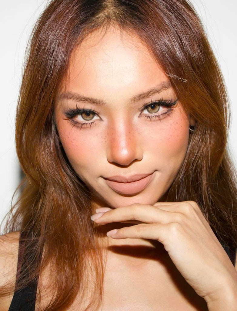 FRESHLADY AMBER FANTASY COSMETIC COLORED CONTACT LENSES (FA35-1)