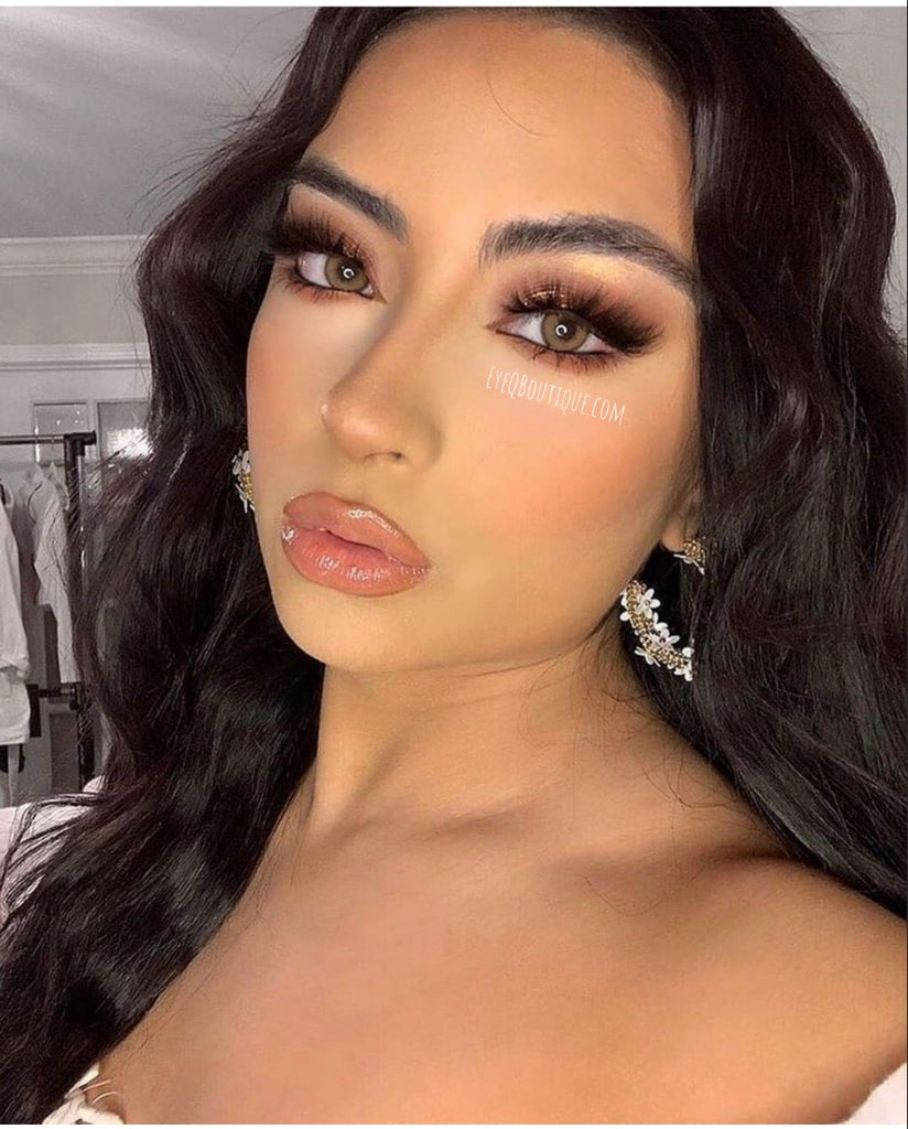 FRESHLADY MIA BROWN COLORED CONTACT LENSES COSMETIC FREE SHIPPING - EyeQ Boutique
