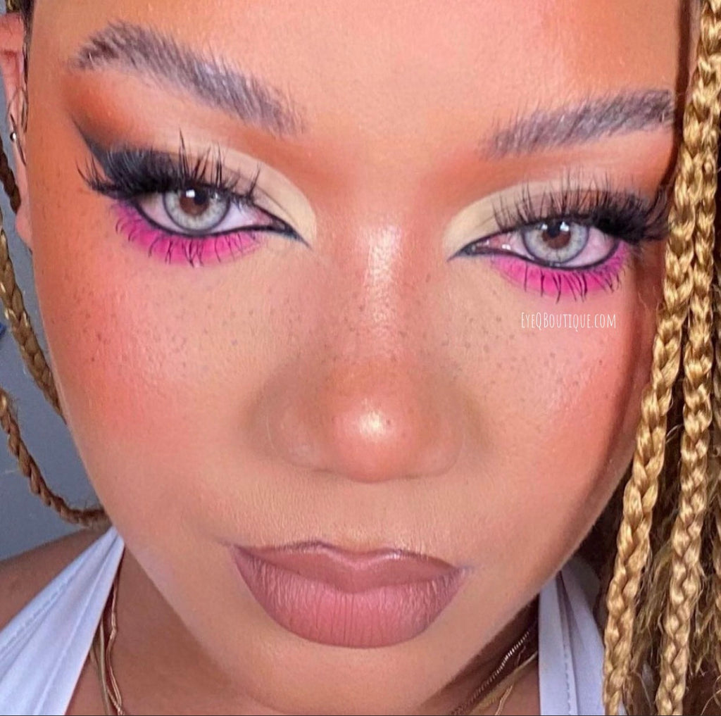 FRESHLADY ROME GREY (GRAY) COLORED CONTACT LENSES COSMETIC FREE SHIPPING - EyeQ Boutique