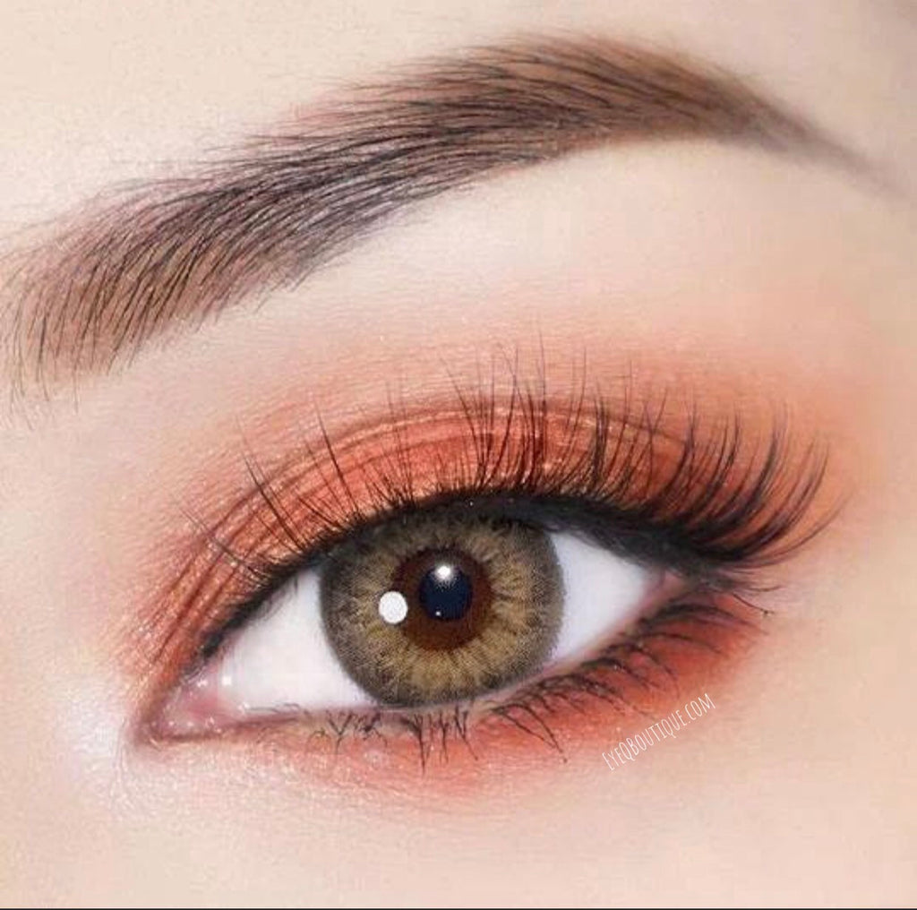 Ginsia Fresh Brown 1 Year Natural Colored Eye Contacts – GINSIA