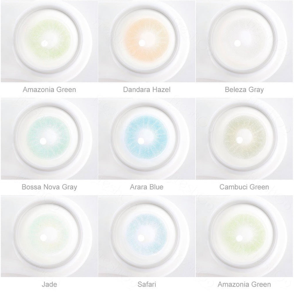 FRESHGO HIDROCOR GEN 3 CAMBUCI GREEN COSMETIC COLORED CONTACT LENSES FREE SHIPPING - EyeQ Boutique