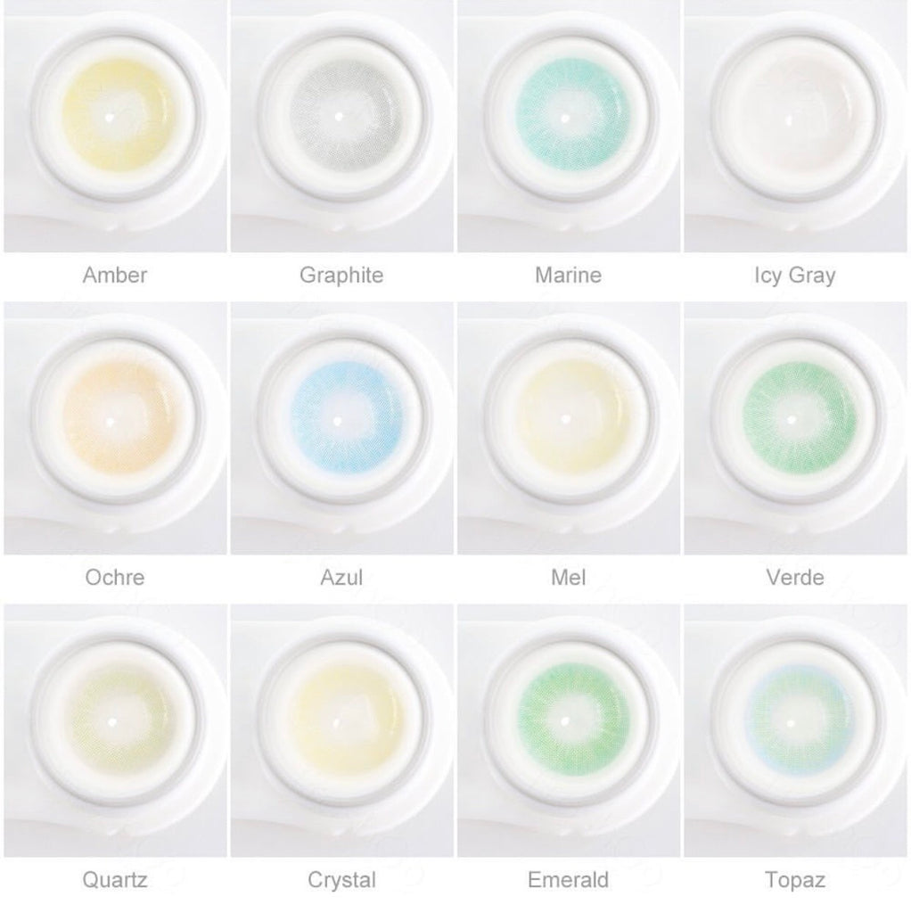 FRESHGO HIDROCOR OCHRE COSMETIC COLORED CONTACT LENSES FREE SHIPPING - EyeQ Boutique