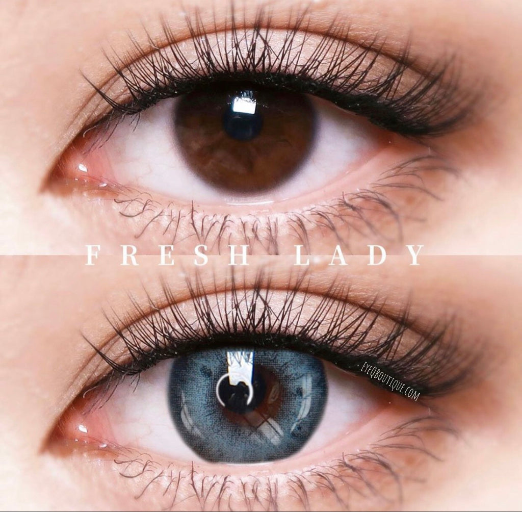 FRESHLADY STUNNA GIRL CHOLE (BLUE) COLORED CONTACT LENSES COSMETIC FREE SHIPPING - EyeQ Boutique