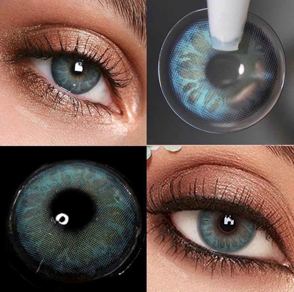 FRESHLADY GEM GREEN COLORED CONTACT LENSES COSMETIC FREE SHIPPING - EyeQ Boutique