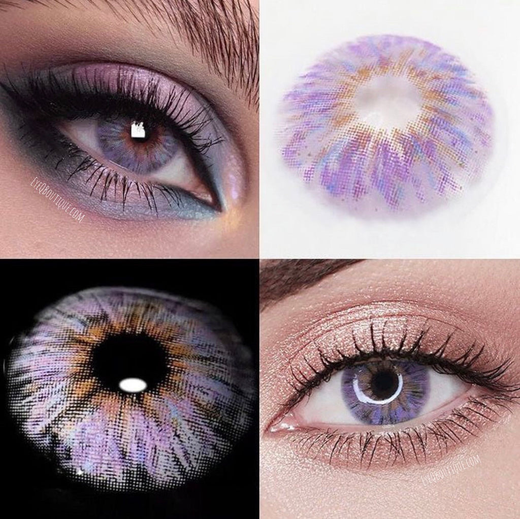 FRESHLADY MONET PURPLE (VIOLET) COLORED CONTACT LENSES COSMETIC FREE SHIPPING - EyeQ Boutique