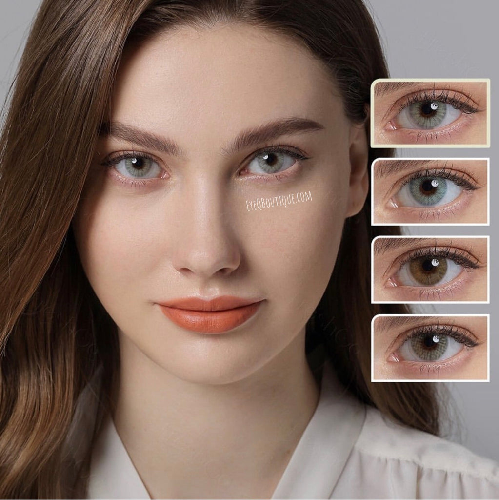 FRESHGO HIDROCOR QUARTZ (GREY GRAY) COSMETIC COLORED CONTACT LENSES - EyeQ Boutique