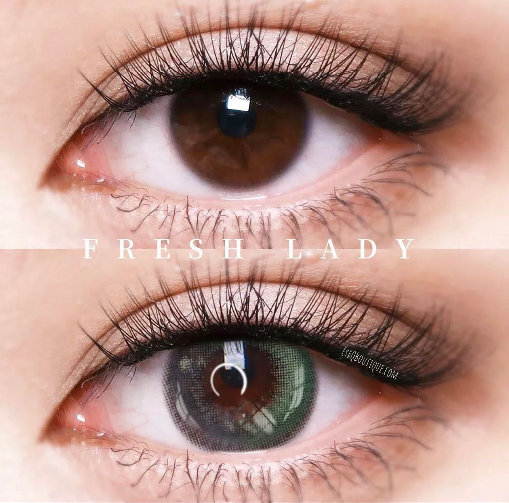 FRESHLADY CARDCAPTOR GREEN COLORED CONTACT LENSES COSMETIC FREE SHIPPING - EyeQ Boutique