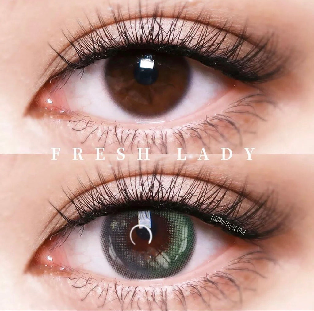 FRESHLADY CARDCAPTOR GREEN COLORED CONTACT LENSES COSMETIC FREE SHIPPING - EyeQ Boutique