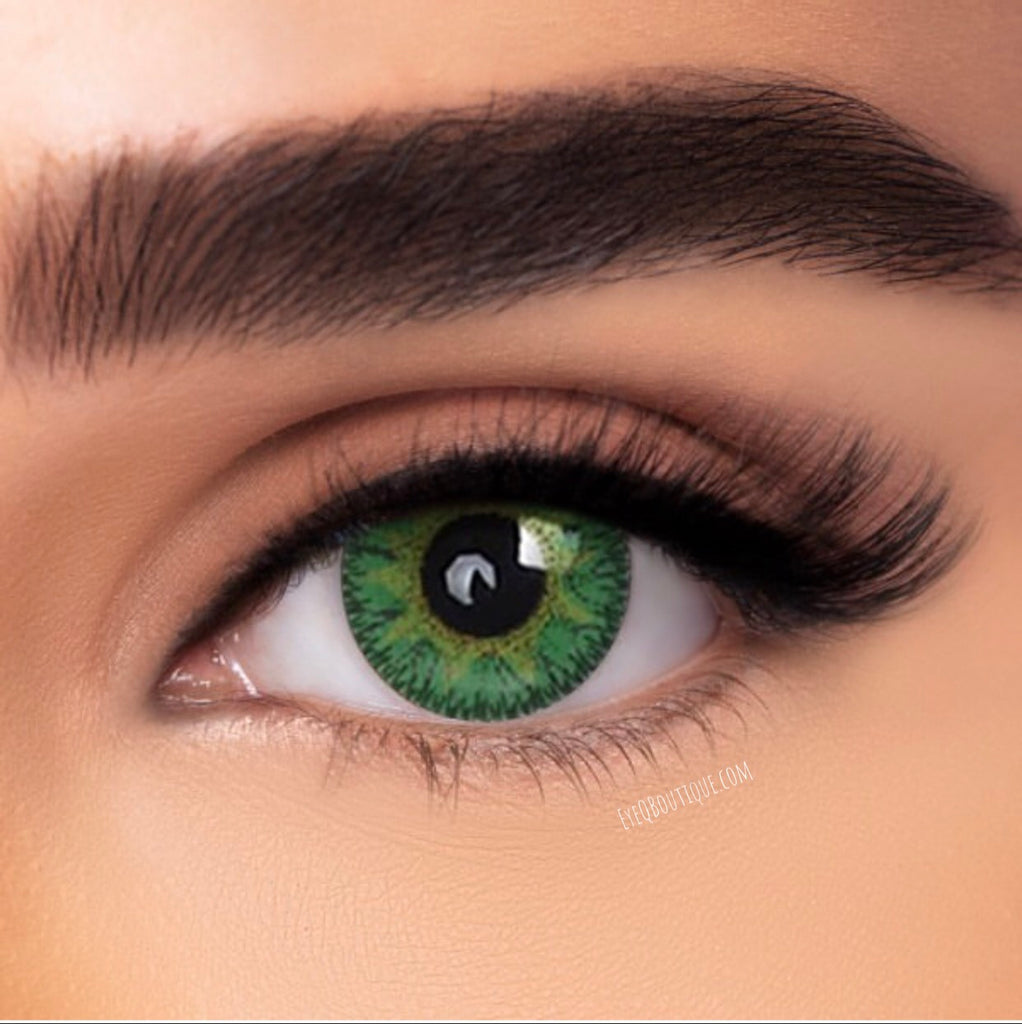 FRESHTONE EVER GREEN COSMETIC COLORED CONTACT LENSES - EyeQ Boutique
