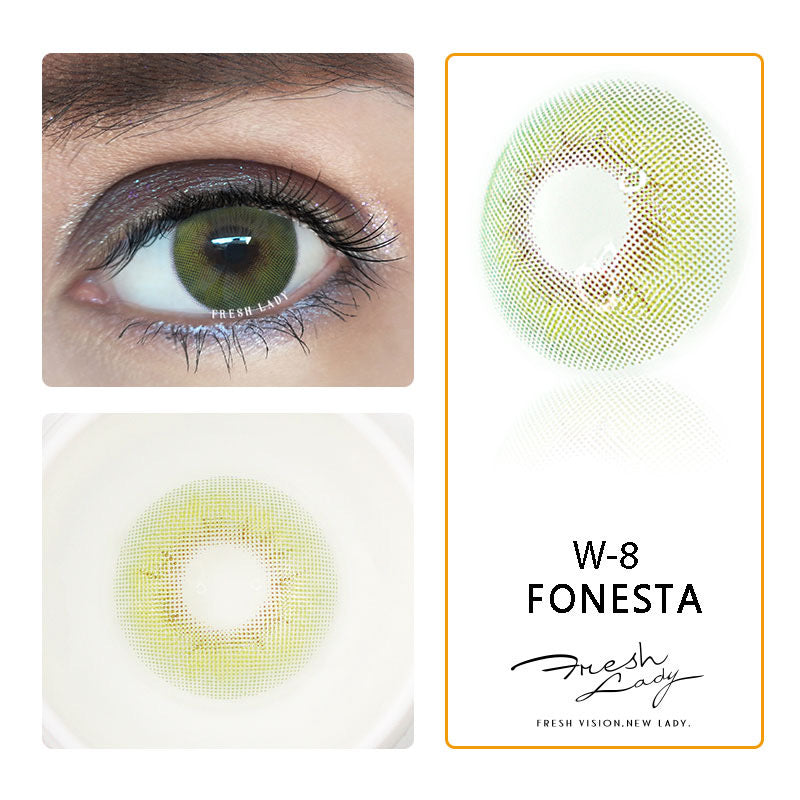 FRESHLADY FONESTA COLORED CONTACT LENSES COSMETIC FREE SHIPPING - EyeQ Boutique