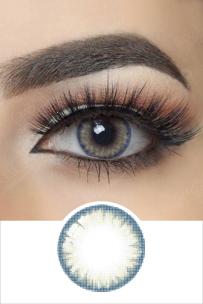 FRESHGO PRO BLUE COSMETIC COLORED CONTACT LENSES FREE SHIPPING - EyeQ Boutique