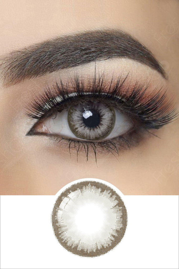 FRESHGO GLITTER GRAY (GREY) COSMETIC COLORED CONTACT LENSES FREE SHIPPING - EyeQ Boutique