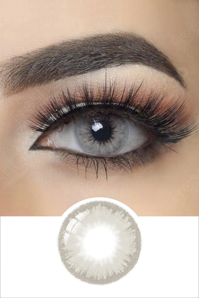 FRESHGO GRAY SHADOW COSMETIC COLORED CONTACT LENSES FREE SHIPPING - EyeQ Boutique