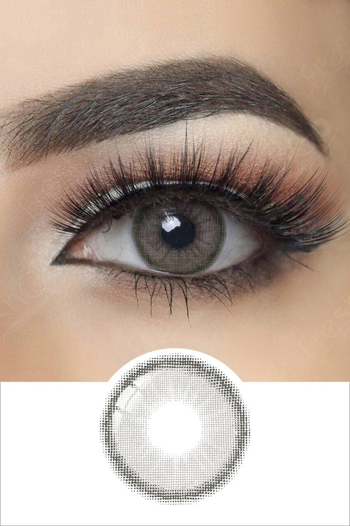 FRESHGO CANNA ROZE CHARCOAL GRAY (GREY) COSMETIC COLORED CONTACT LENSES FREE SHIPPING - EyeQ Boutique