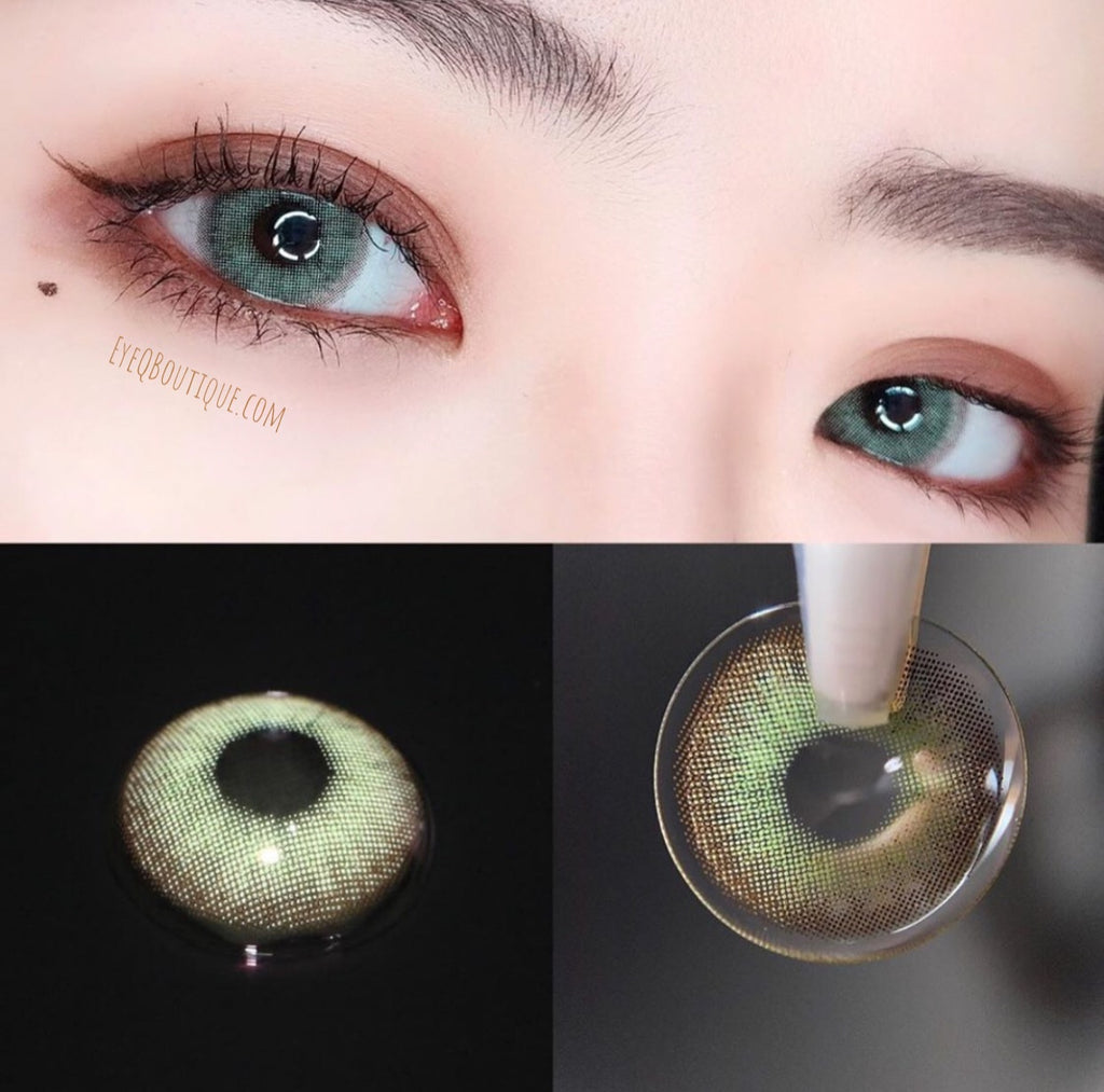 FRESHLADY WILDCAT GREEN COLORED CONTACT LENSES COSMETIC FREE SHIPPING - EyeQ Boutique