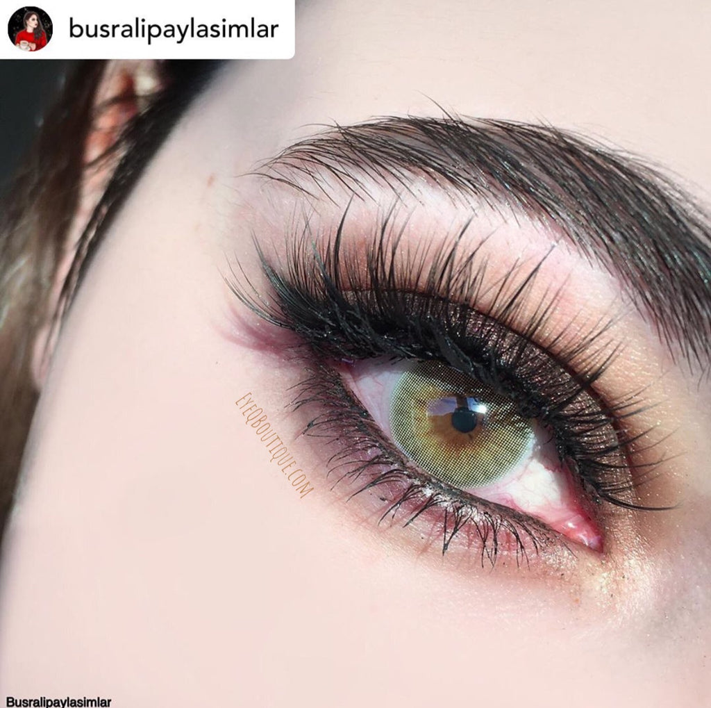 FRESHGO HIDROCOR AMBER COSMETIC COLORED CONTACT LENSES FREE SHIPPING - EyeQ Boutique