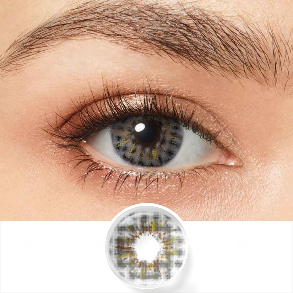 FRESHGO LAVA GRAY (GREY) COSMETIC COLORED CONTACT LENSES FREE SHIPPING - EyeQ Boutique