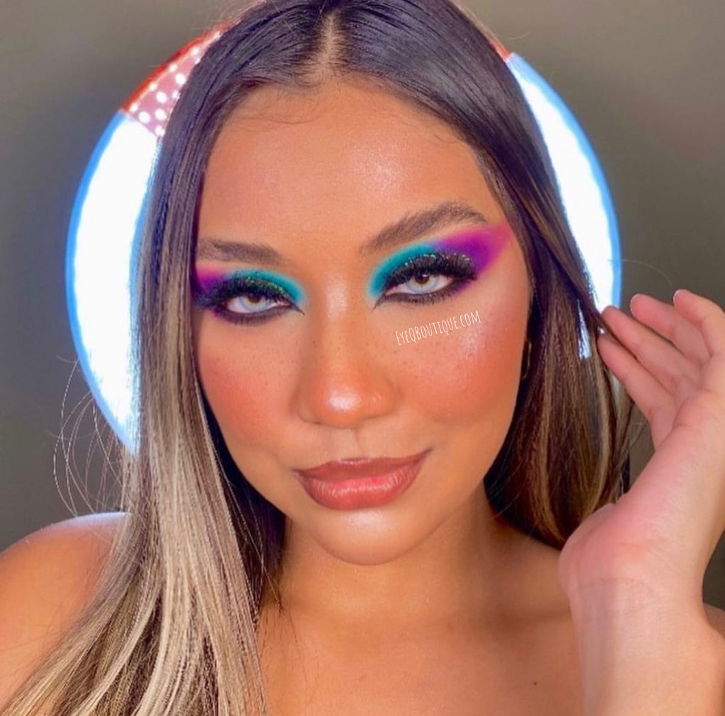 FRESHLADY LAGIRL BLUE COLORED CONTACT LENSES COSMETIC FREE SHIPPING - EyeQ Boutique
