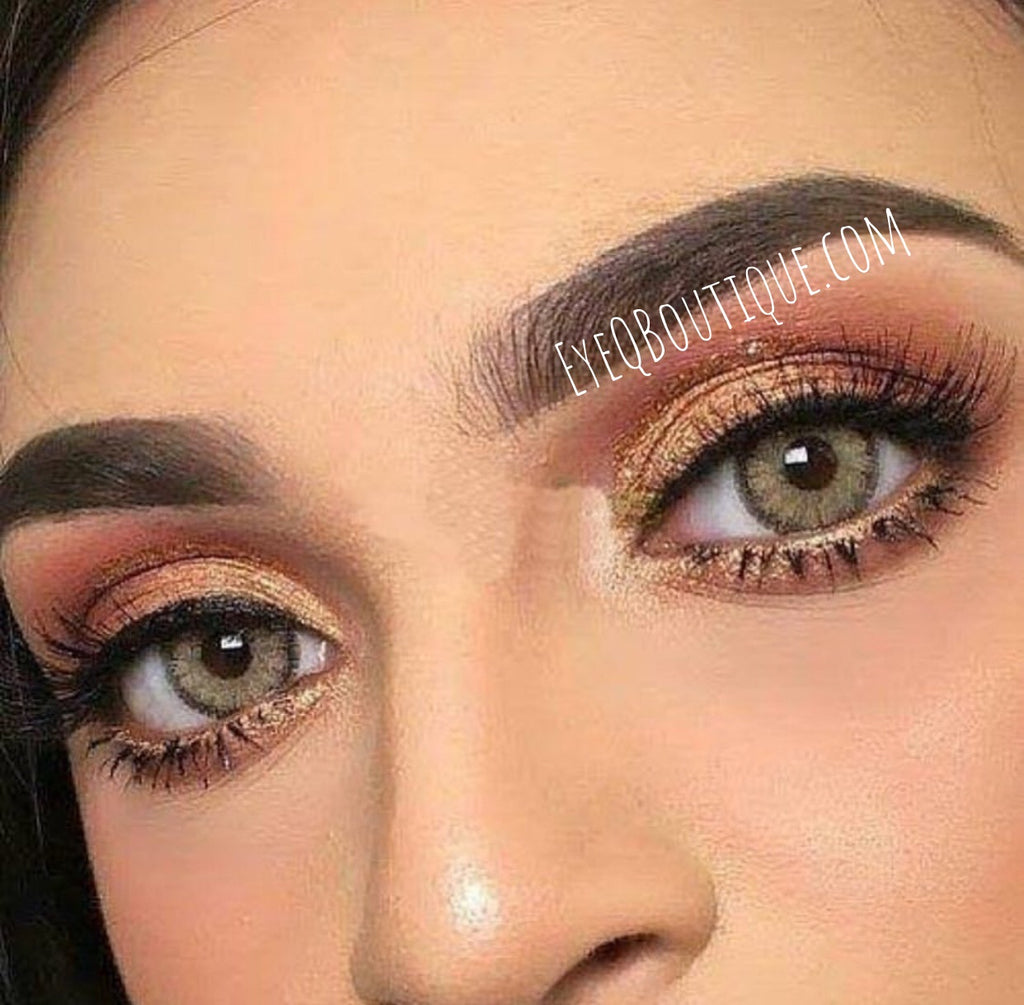 FRESHTONE DIVA BROWN COSMETIC COLORED CONTACT LENSES FREE SHIPPING - EyeQ Boutique
